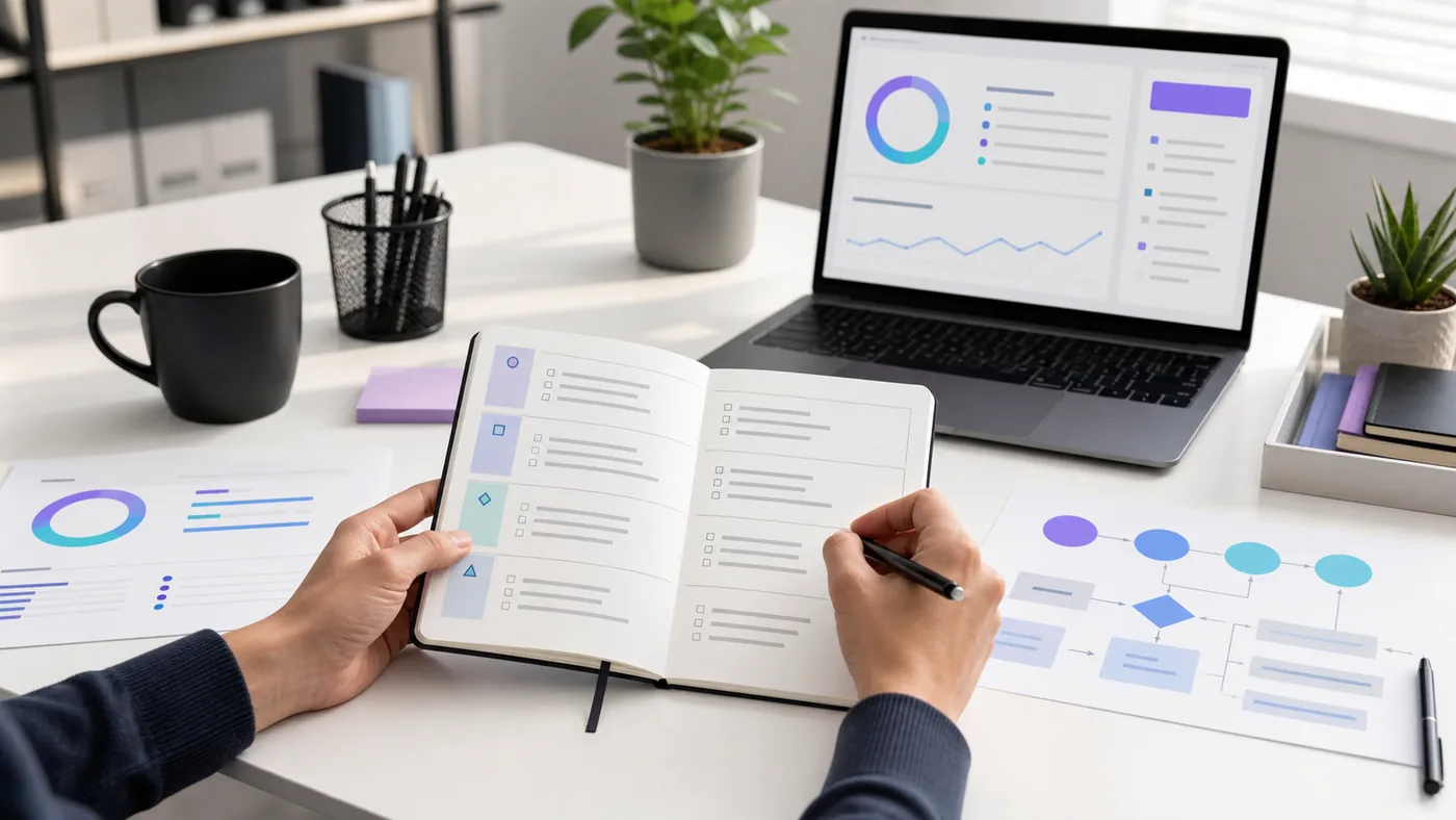 Méthode de préparation d’un prompt IA avec notes structurées et sources de travail